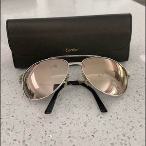 Cartier Santos Dumont men’s sunglasses